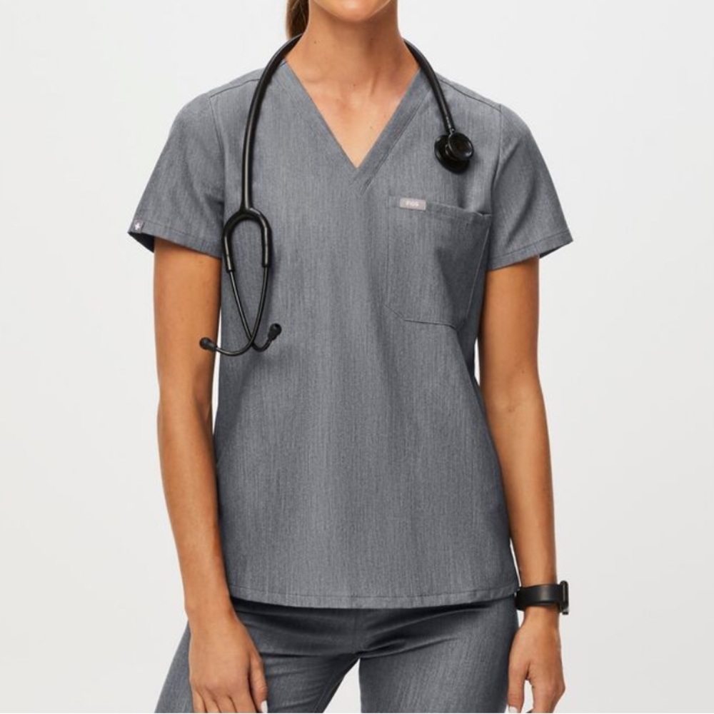 Figs Catarina One Pocket Scrub Top XS